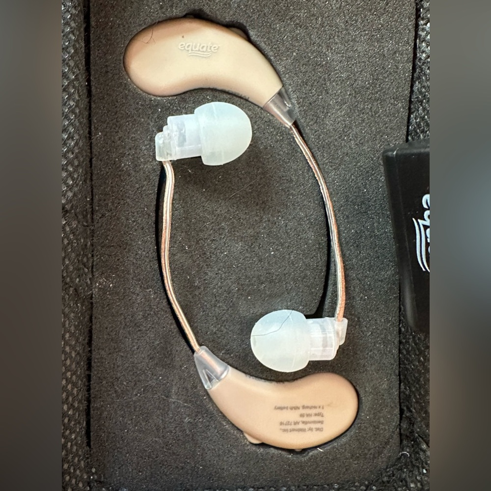Equate digital in ear hearing amplifier portable hearing aids rechargeable